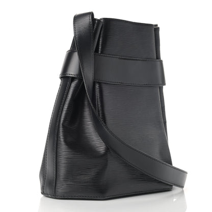 Louis Vuitton Epi Sac D'Epaule Black 3 of 12