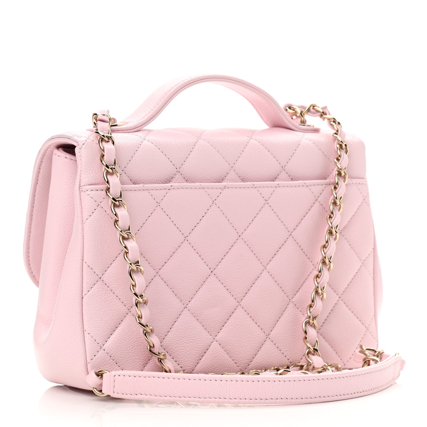 Chanel Caviar Quilted Medium Business Affinity Flap Light Pink 3 of 10