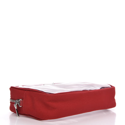 Prada Plexiglass Canapa Pouch Red 4 of 8