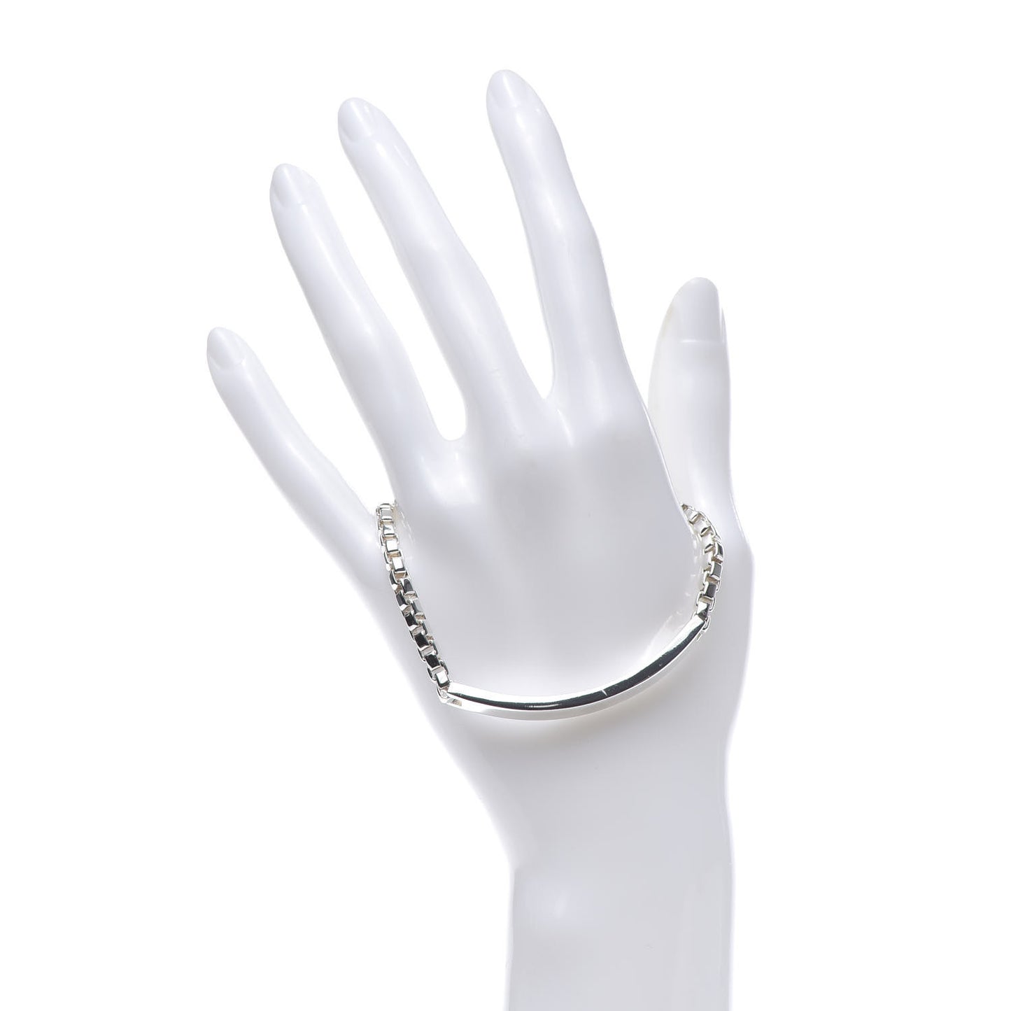 Sterling Silver Venetian Link ID Bracelet