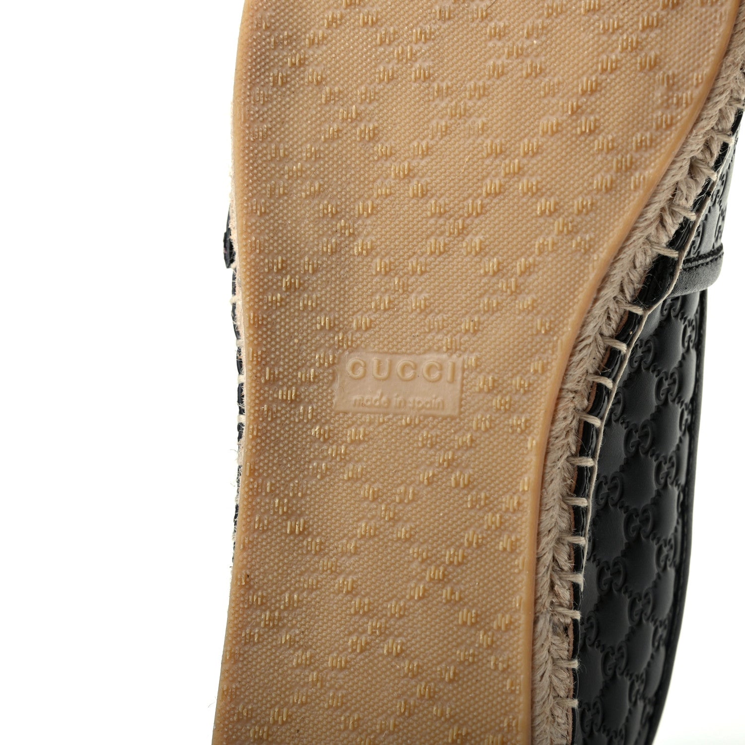 Gucci Microguccissima Signature Espadrilles 37.5 Black 7 of 11