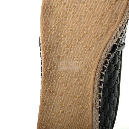 Gucci Microguccissima Signature Espadrilles 37.5 Black 7 of 11