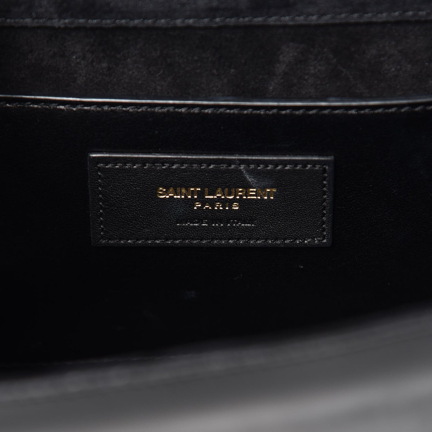 Patent Cassandre Tassel Clutch Black