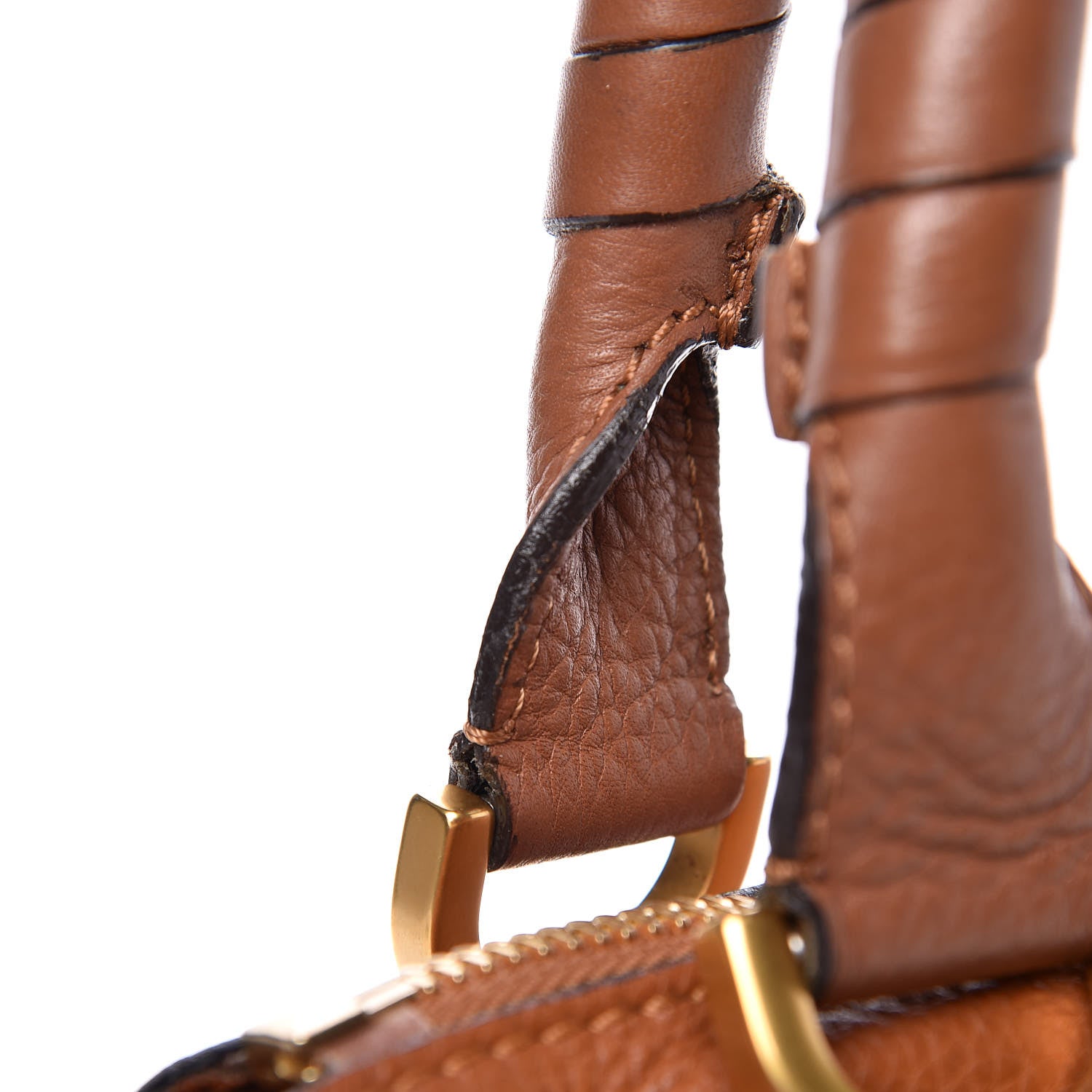Chloe Calfskin Medium Marcie Satchel Tan 17 of 21