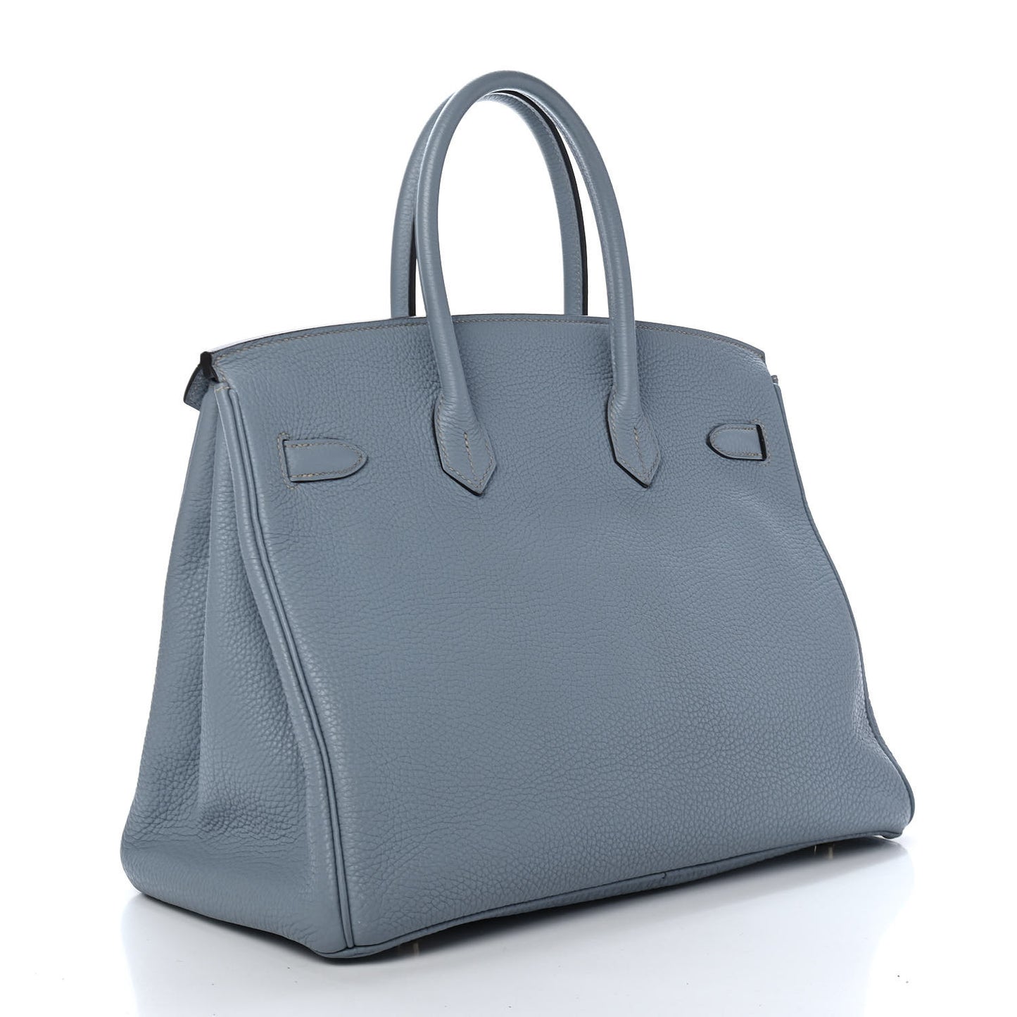 Togo Birkin 35 Bleu Lin