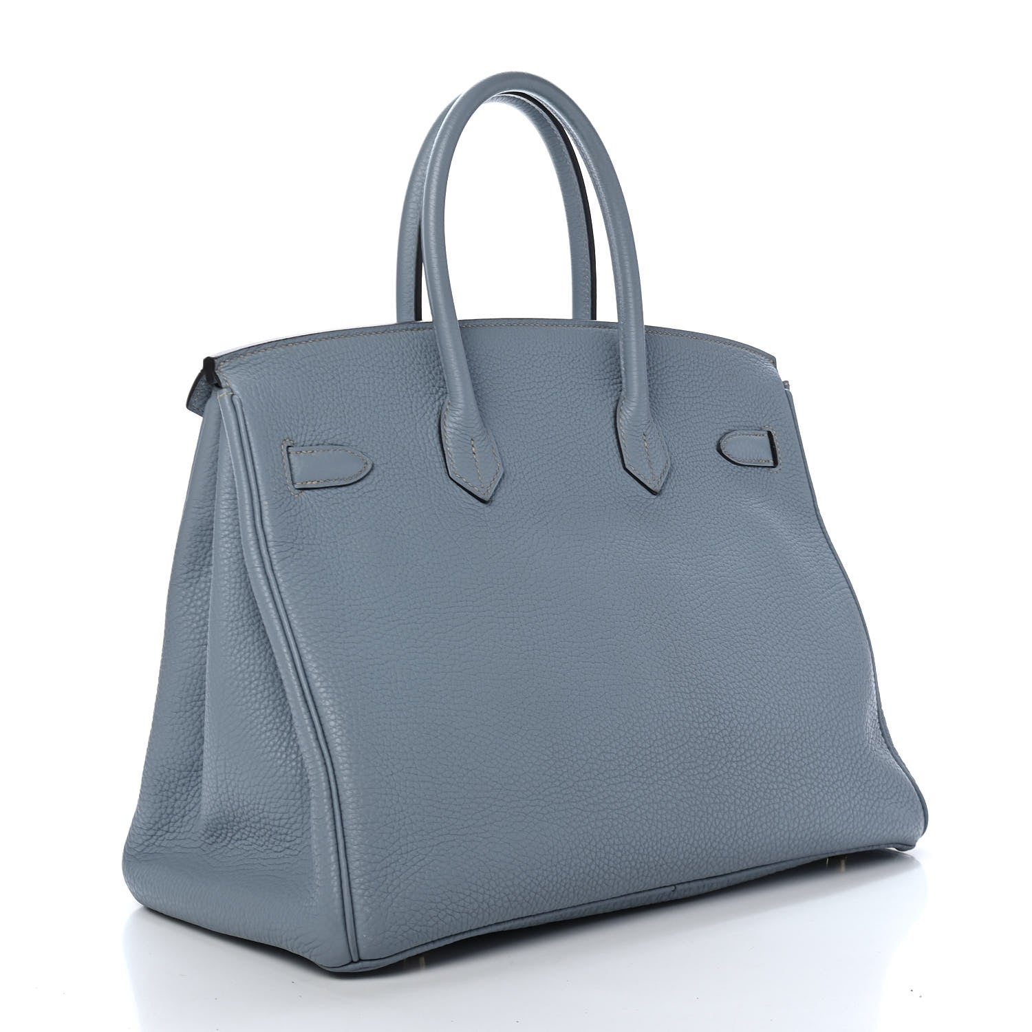 Hermes Togo Birkin 35 Bleu Lin 2 of 10