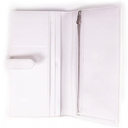 Hermes Epsom Leather Bearn Bi-Fold Wallet White 6 of 11