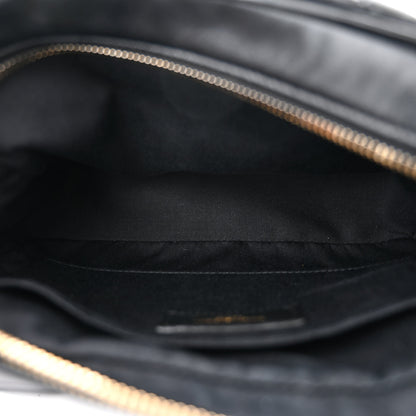 Saint Laurent Calfskin Matelasse Monogram Lou Camera Bag Black 5 of 11