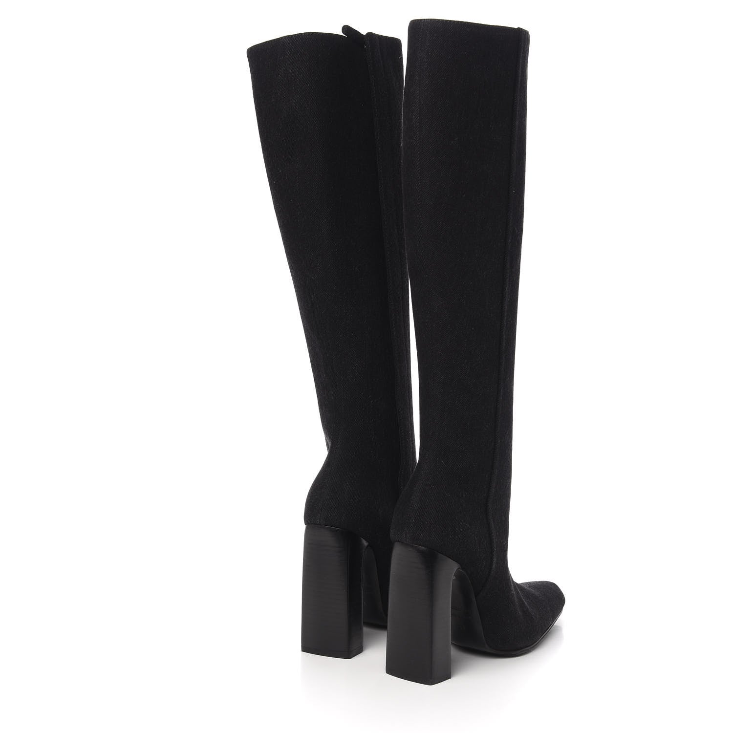 Balenciaga Fabric 110mm Booties 39 Black 4 of 8