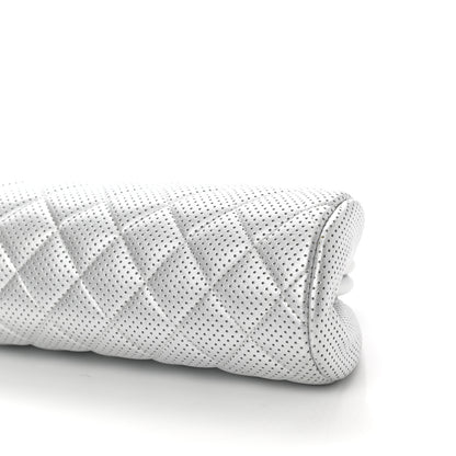 Chanel Lambskin Perforated Timeless Clutch Light Silver 6 of 9