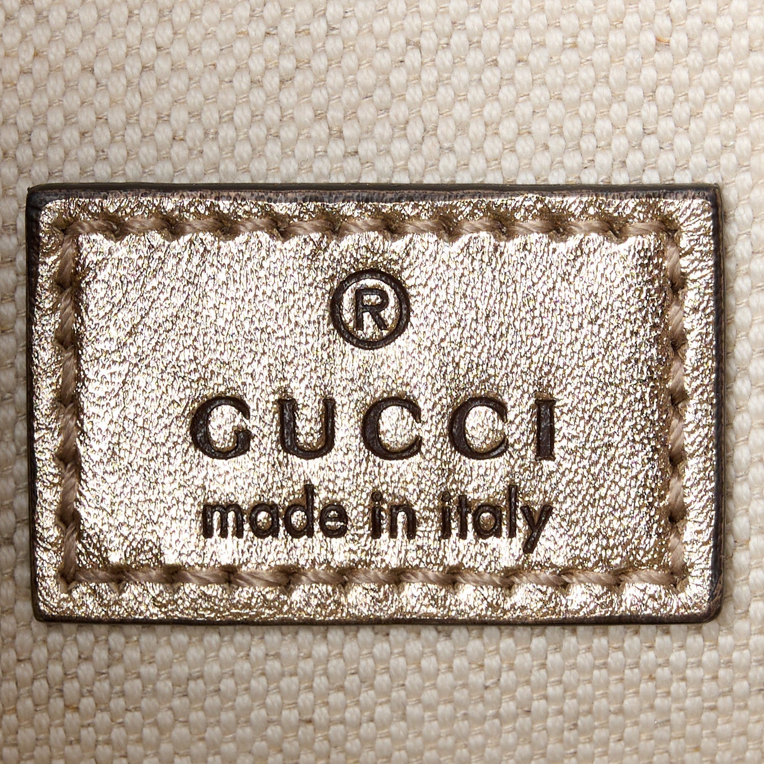 Gucci Metallic Sakai Be Green Calfskin Diagonal Stitched Small Blondie Shoulder Bag Golden Beige 6 of 12
