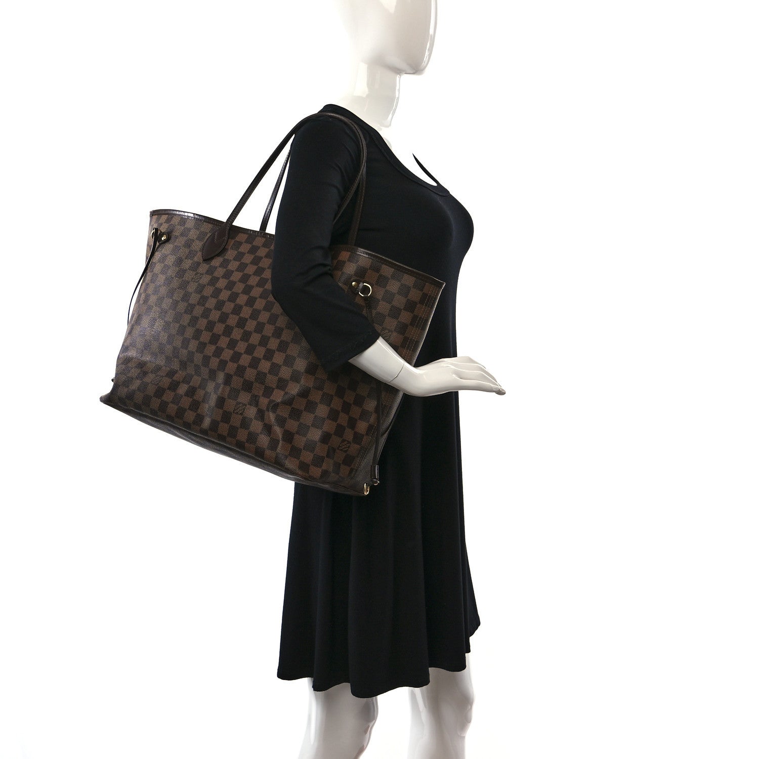 Louis Vuitton Damier Ebene Neverfull GM 2 of 9
