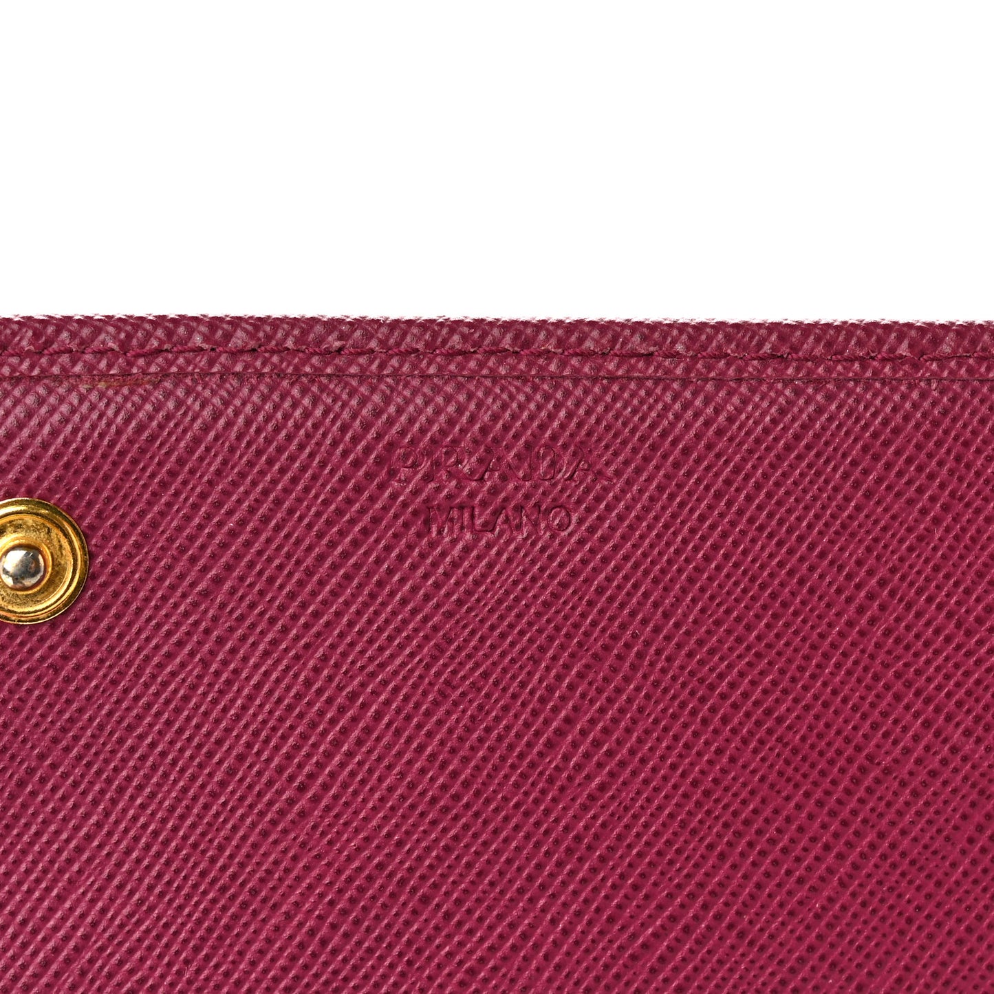 Saffiano Metal Continental Flap Wallet Ametista