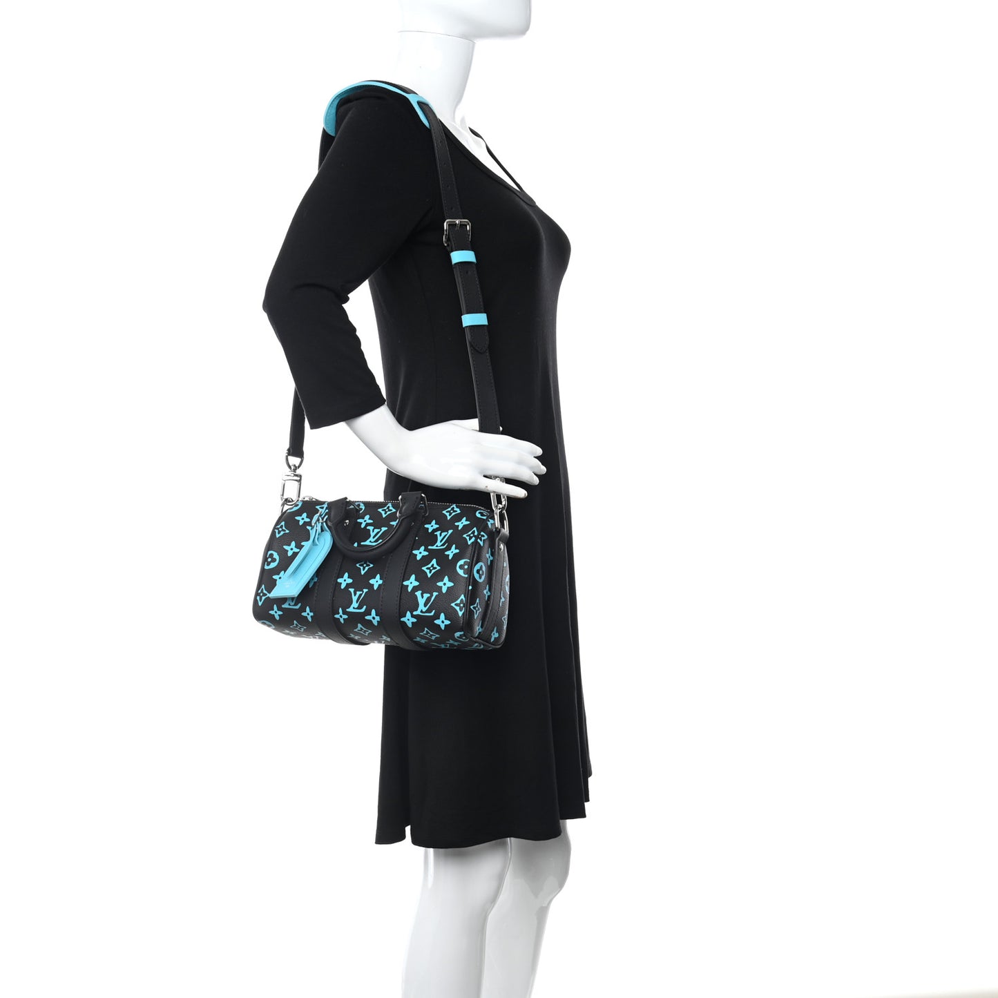 Monogram Playground Keepall Bandouliere 25 Black