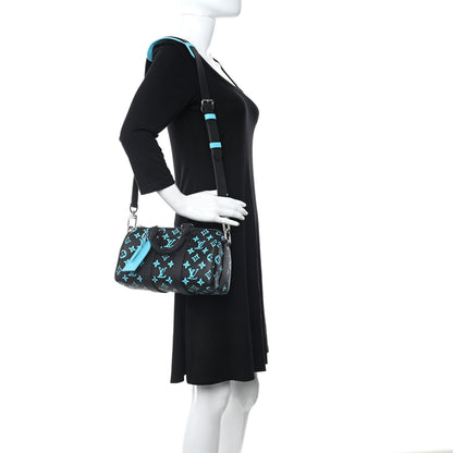 Louis Vuitton Monogram Playground Keepall Bandouliere 25 Black 2 of 8