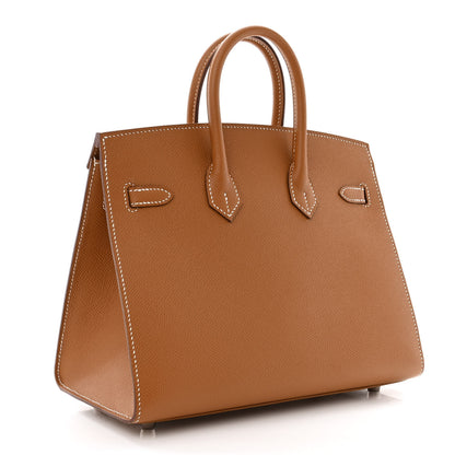 Hermes Epsom Birkin Sellier 25 Gold 3 of 11