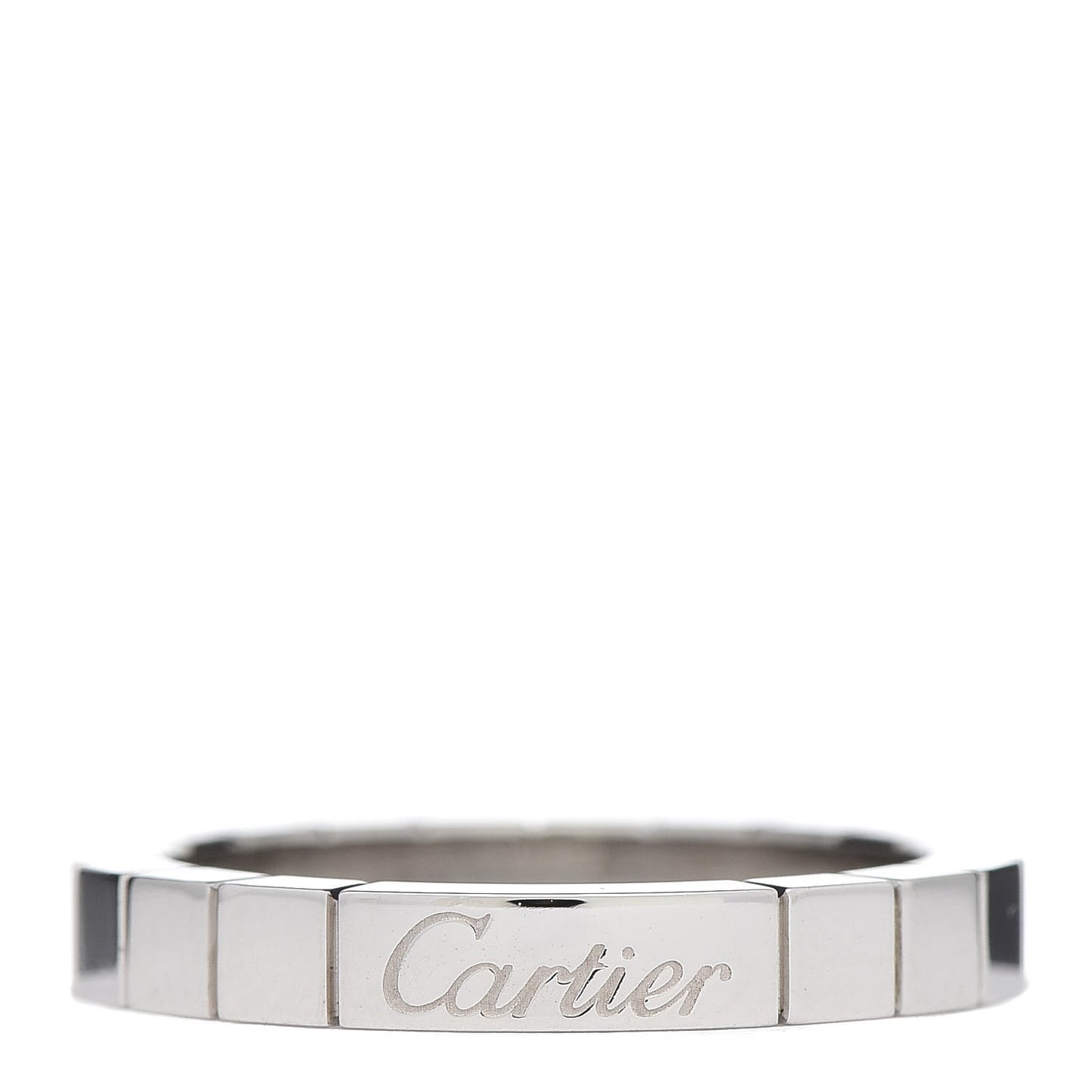 18K White Gold Lanieres Ring 53 6.5