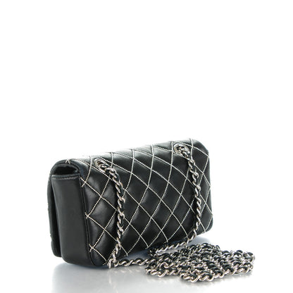 Chanel Lambskin Studded Mini Metal Beauty Flap Black 3 of 7