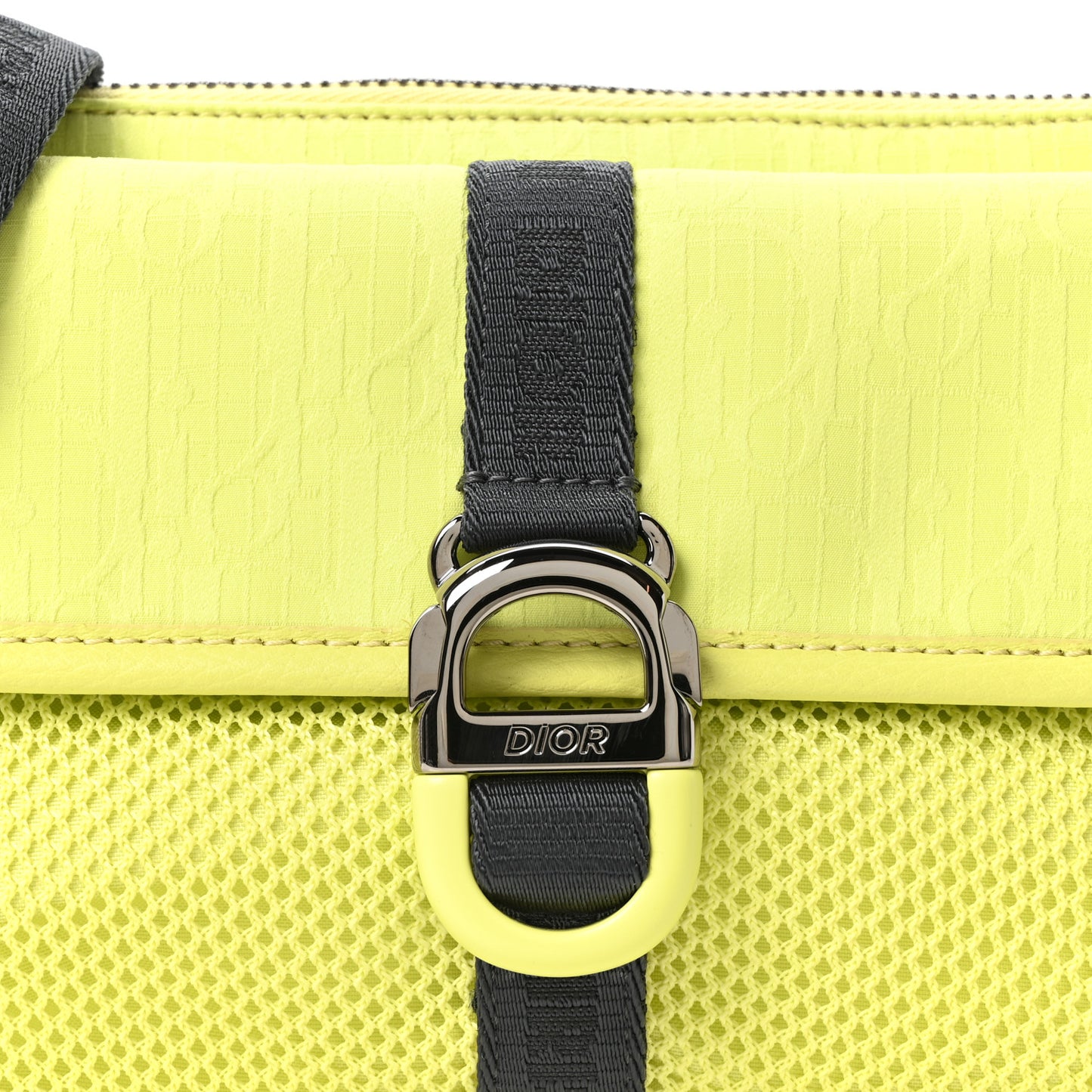 Oblique Jacquard Dior 8 Pouch With Strap Jaune