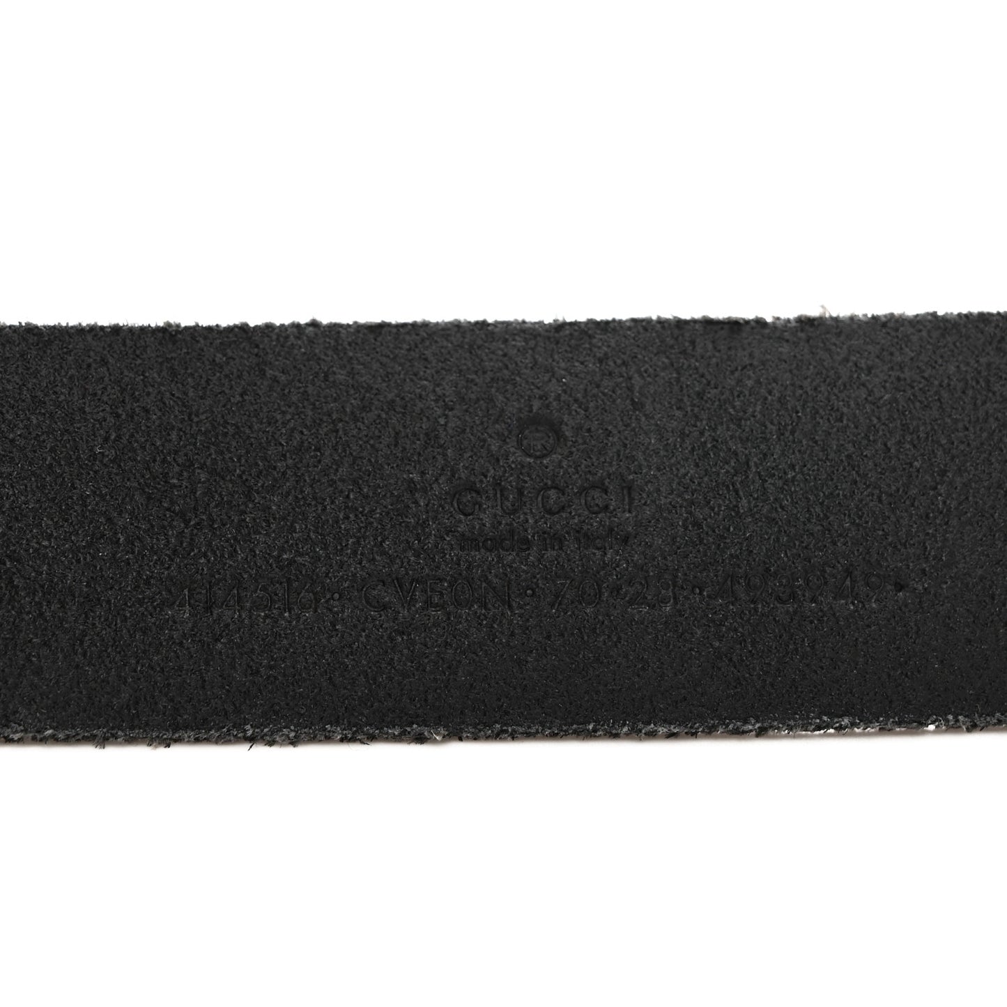 Cuoio Toscano Nickel Double G 30mm Belt 70 28 Black