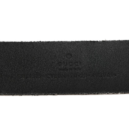 Gucci Cuoio Toscano Nickel Double G 30mm Belt 70 28 Black 7 of 7