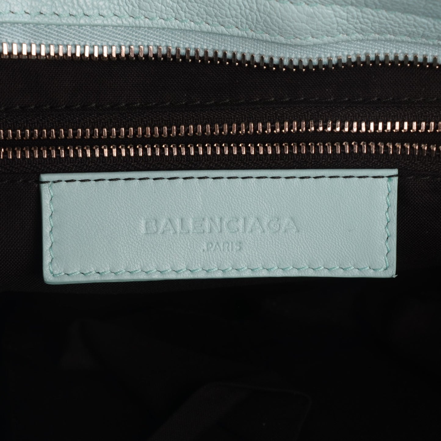 Chevre Silver Metallic Edge Hardware City Bleu Maldives