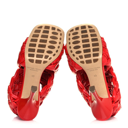 Bottega Veneta Shiny Nappa Intrecciato The Board Sandals 40 Nail Polish 5 of 9