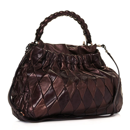 Miu Miu Vitello Patchwork Bag Lampone 2 of 11