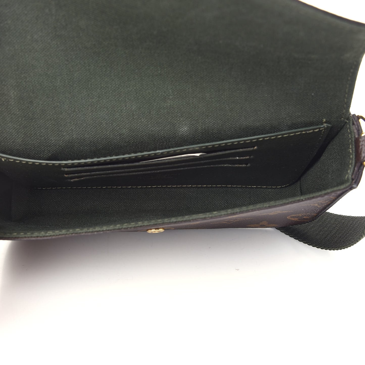 Monogram Felicie Strap & Go Kaki