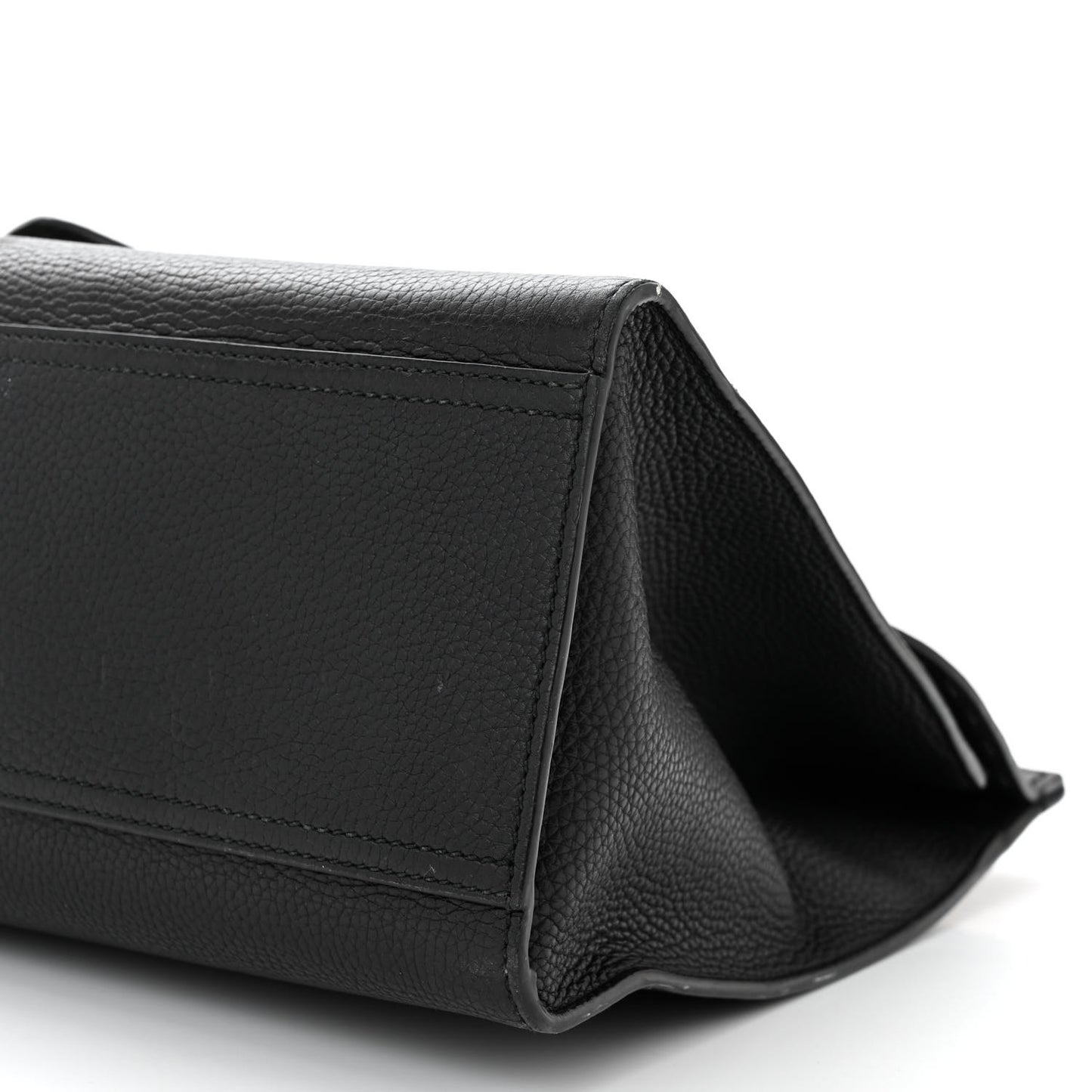 Calfskin Medium GG Marmont Top Handle Bag Black