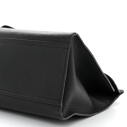 Gucci Calfskin Medium GG Marmont Top Handle Bag Black 10 of 12