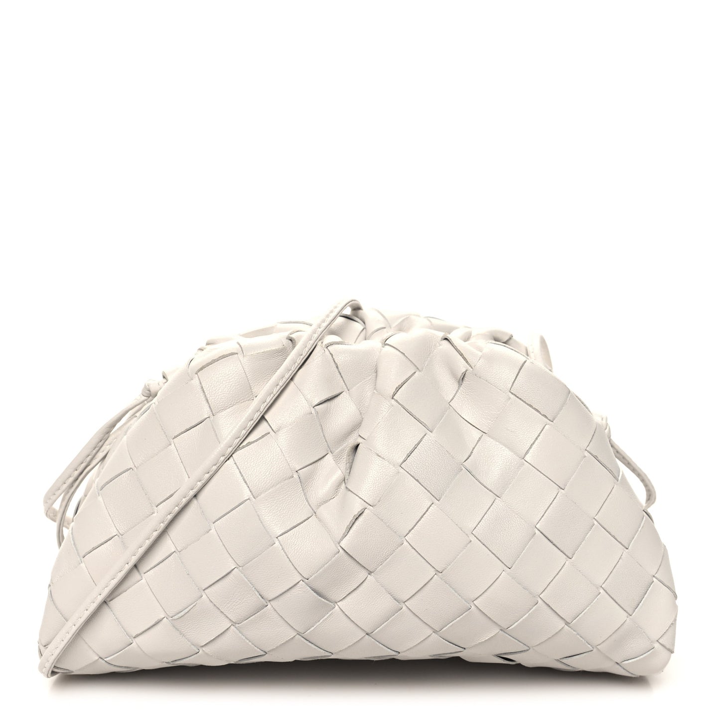 Nappa Intrecciato The Mini Pouch Chalk