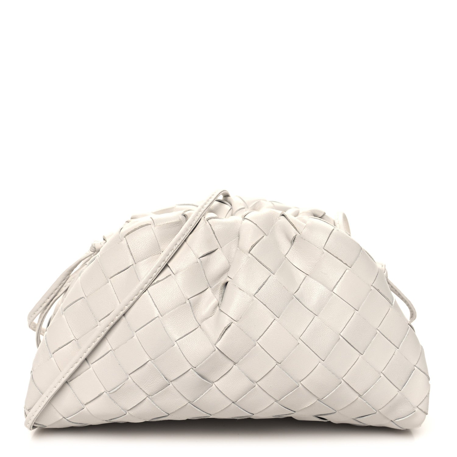 Bottega Veneta Nappa Intrecciato The Mini Pouch Chalk 1 of 10