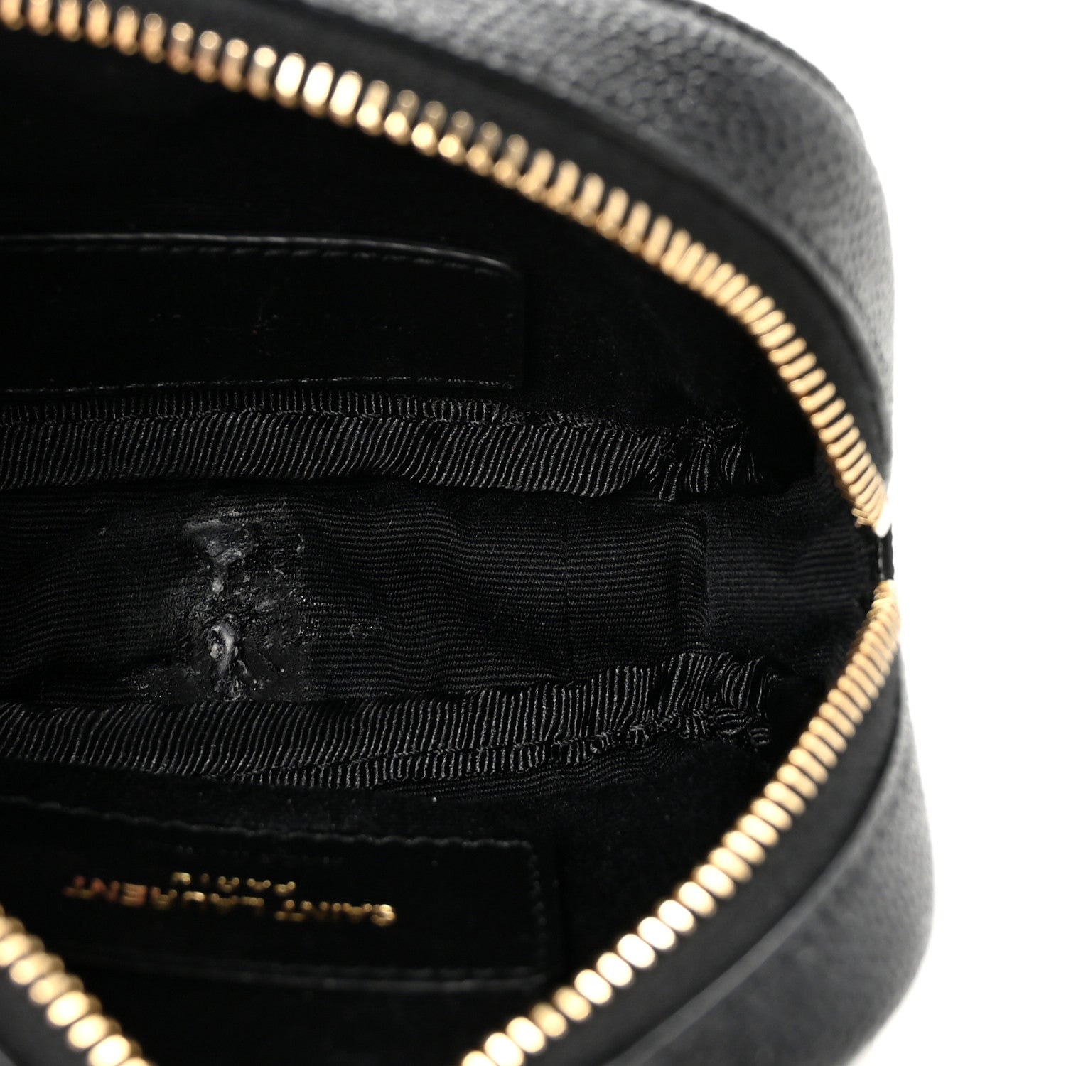 Saint Laurent Grain De Poudre Matelasse Monogram Baby Lou Camera Bag Black 5 of 11