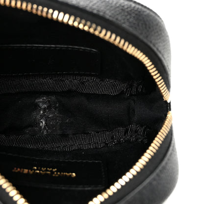 Saint Laurent Grain De Poudre Matelasse Monogram Baby Lou Camera Bag Black 5 of 11