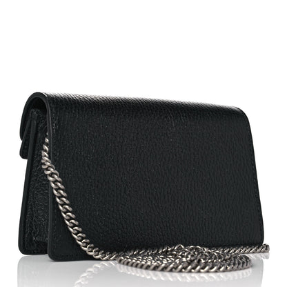 Gucci Calfskin Super Mini Dionysus Shoulder Bag Black 3 of 9