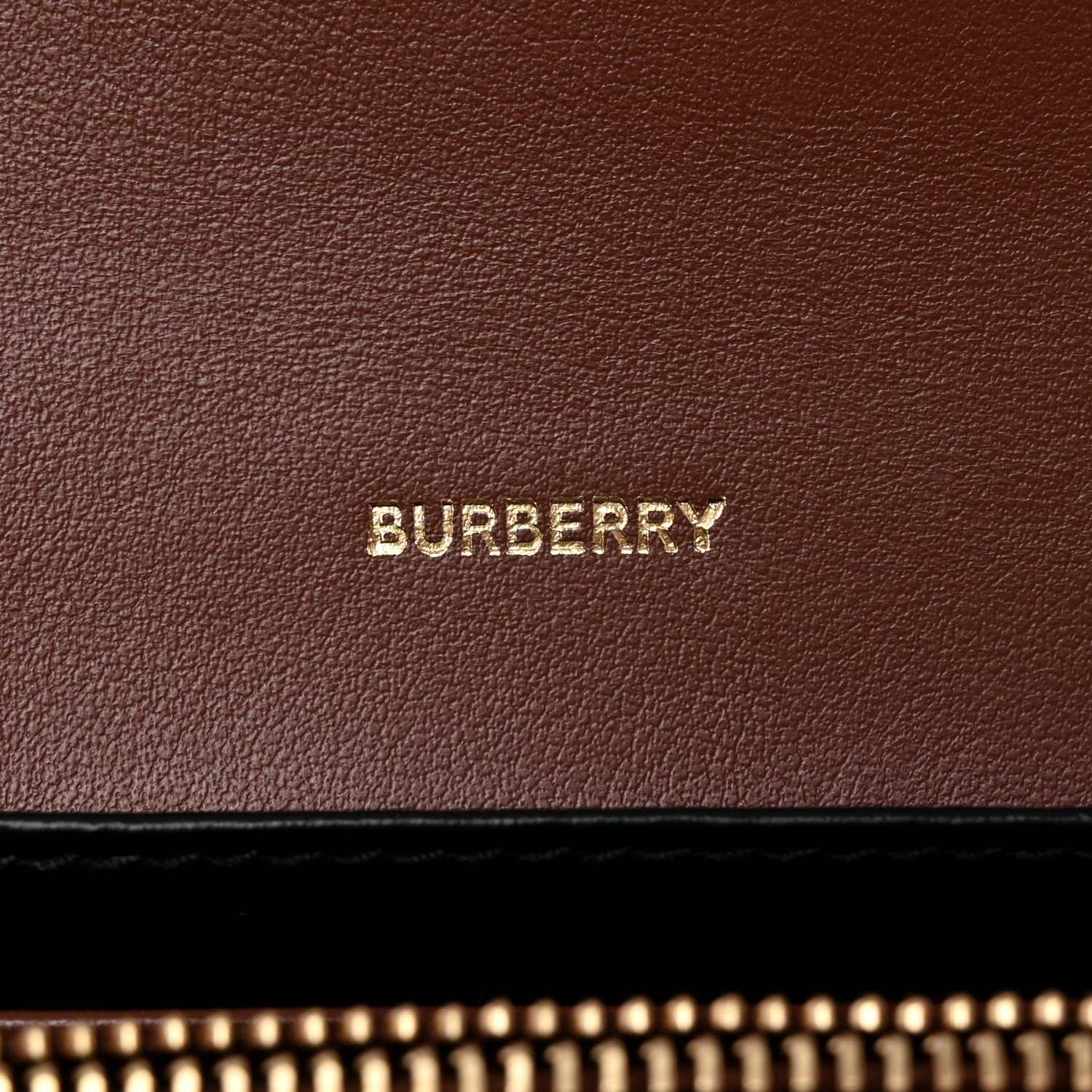 Burberry E-Canvas Monogram Stripe Continental Wallet Bridle Brown 6 of 10