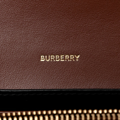 Burberry E-Canvas Monogram Stripe Continental Wallet Bridle Brown 6 of 10