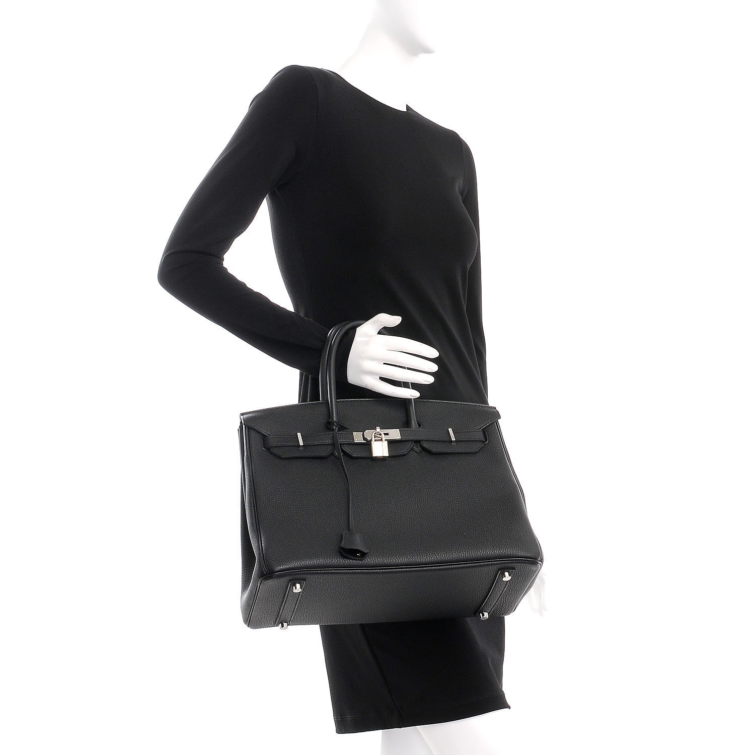 Hermes Togo Birkin 35 Black 2 of 37