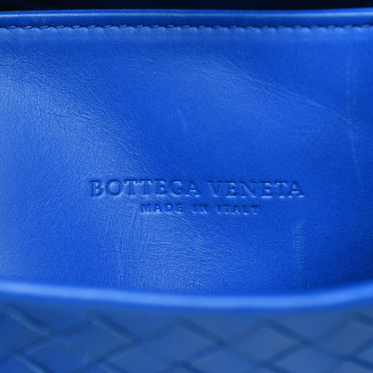 Bottega Veneta Light Calf Intrecciato Small Roma Signal Blue 7 of 11