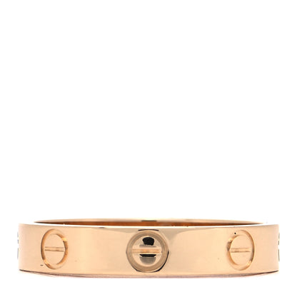 Cartier 18K Yellow Gold 3.5mm LOVE Wedding Band Ring 54 6.75 3 of 5