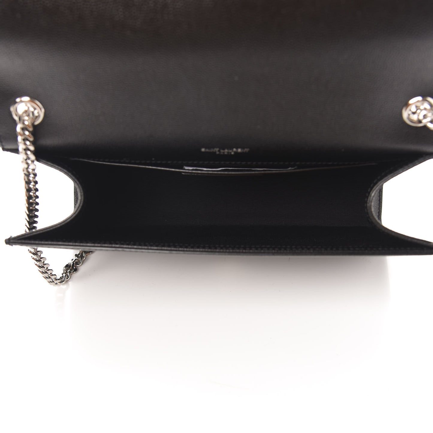 Grain De Poudre Medium Classic Monogram Kate Satchel Black