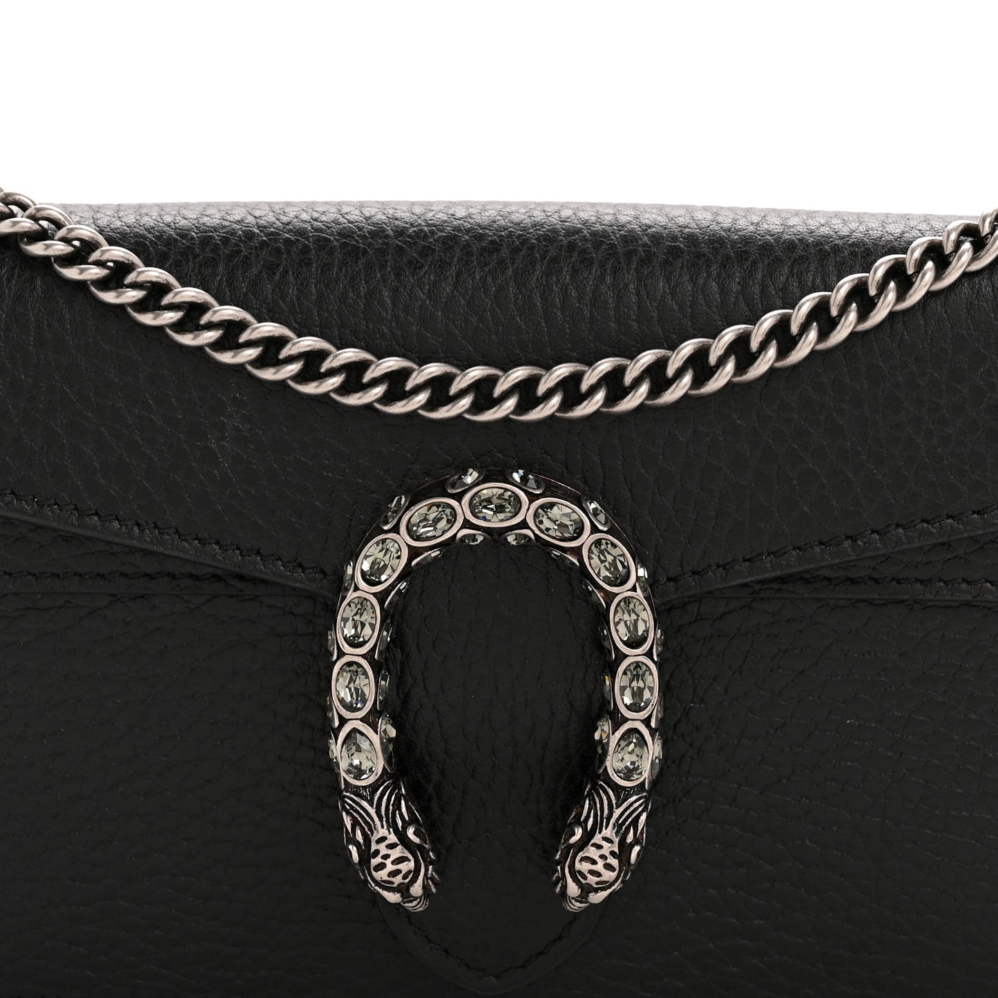Calfskin Super Mini Dionysus Shoulder Bag Black