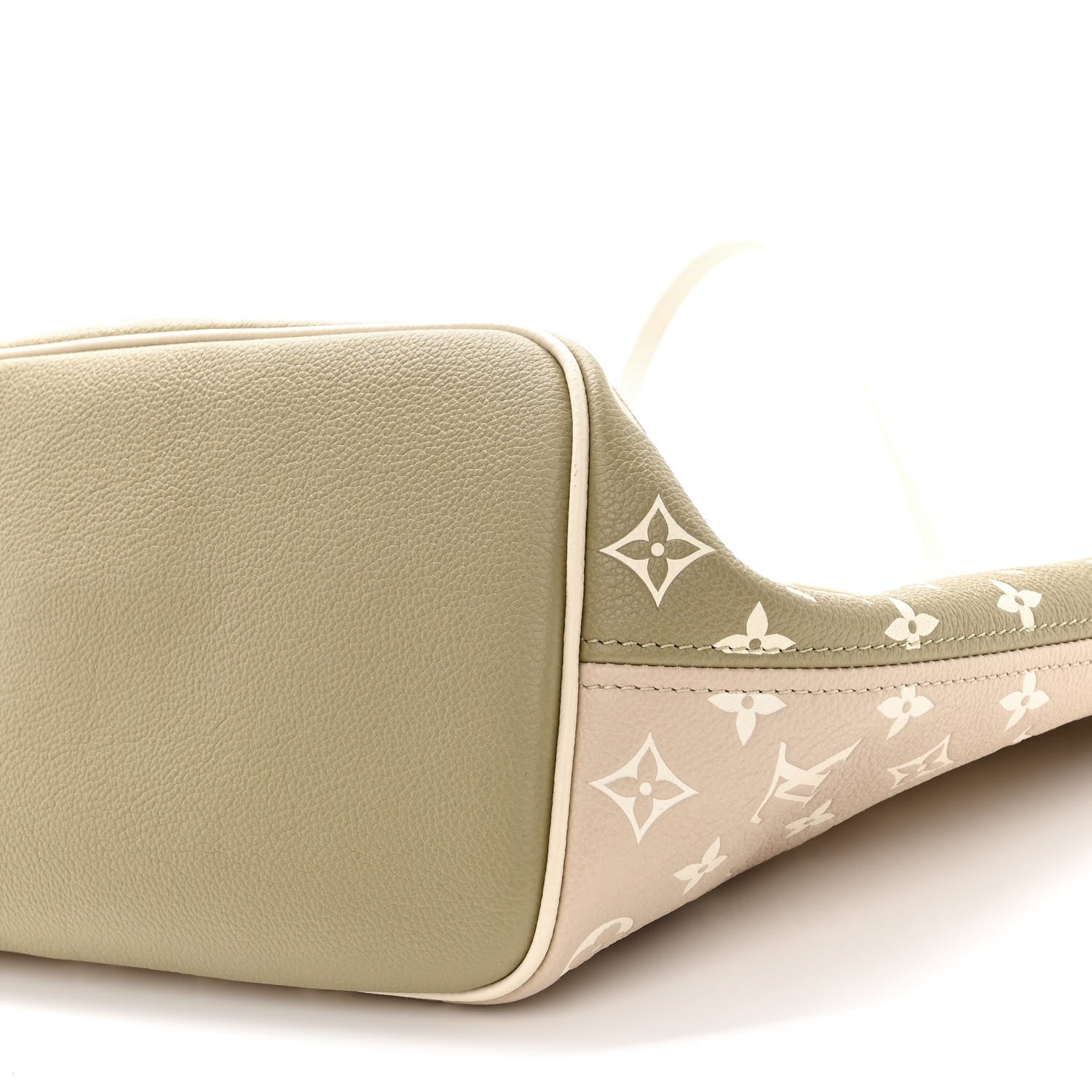 Louis Vuitton Empreinte Monogram Spring In The City Neverfull MM Kaki Beige Cream 9 of 9