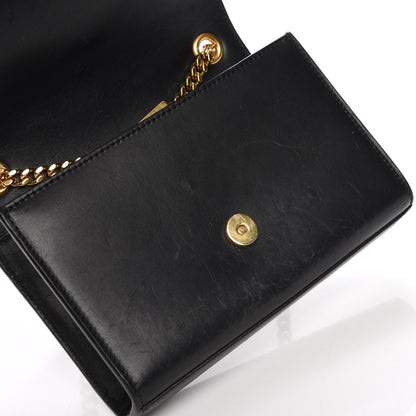 Saint Laurent Calfskin Small Classic Monogram Kate Tassel Satchel Black 8 of 8