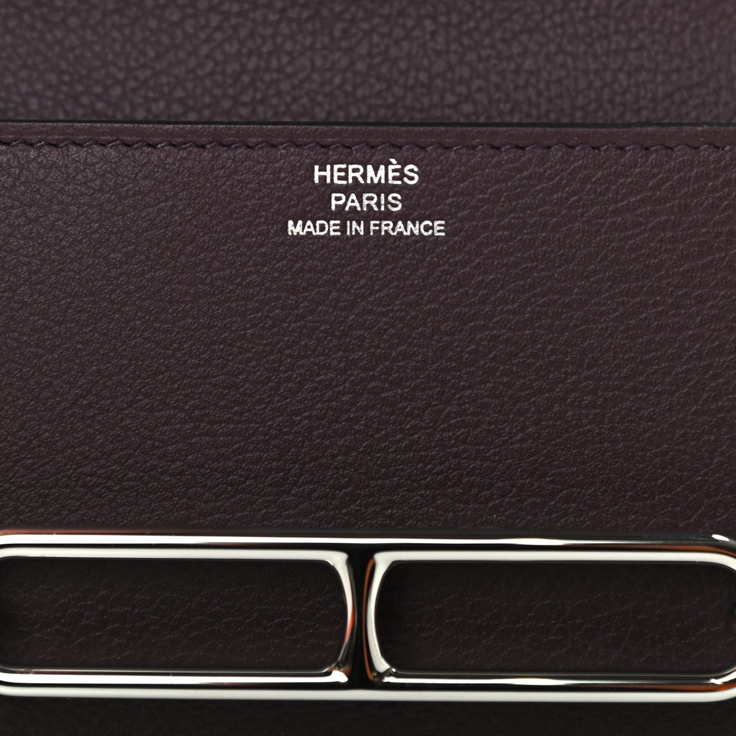 Hermes Evercolor Bi-Color Roulis Slim Wallet Rouge Sellier 6 of 7
