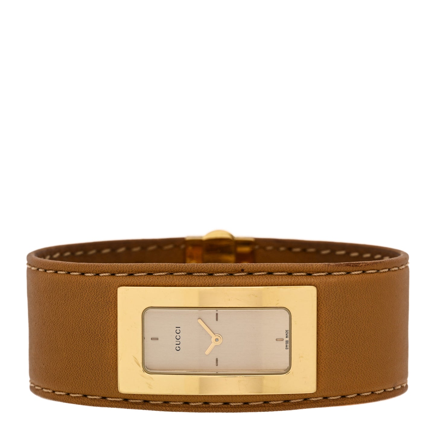 Stainless Steel Calfskin 25mm 7800S Quartz Watch Brown