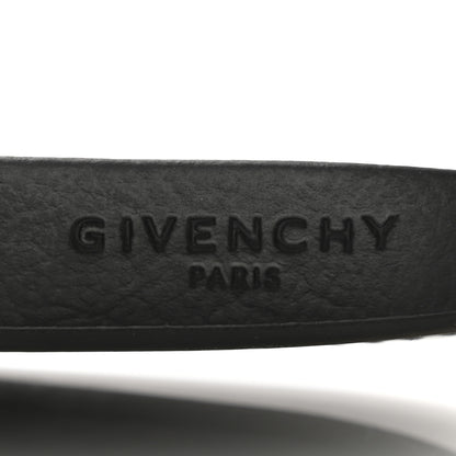 Givenchy Rubber Logo Pool Slide Sandals 38 Black 7 of 13