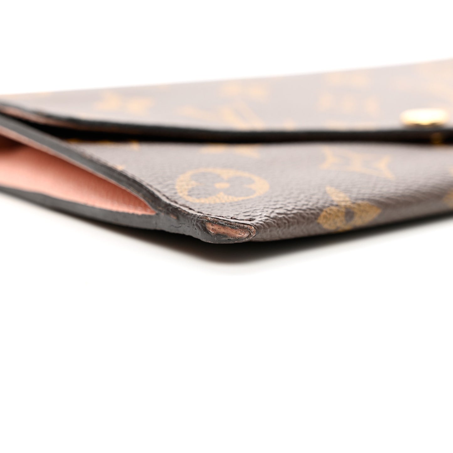 Monogram Jeanne Wallet Rose Ballerine