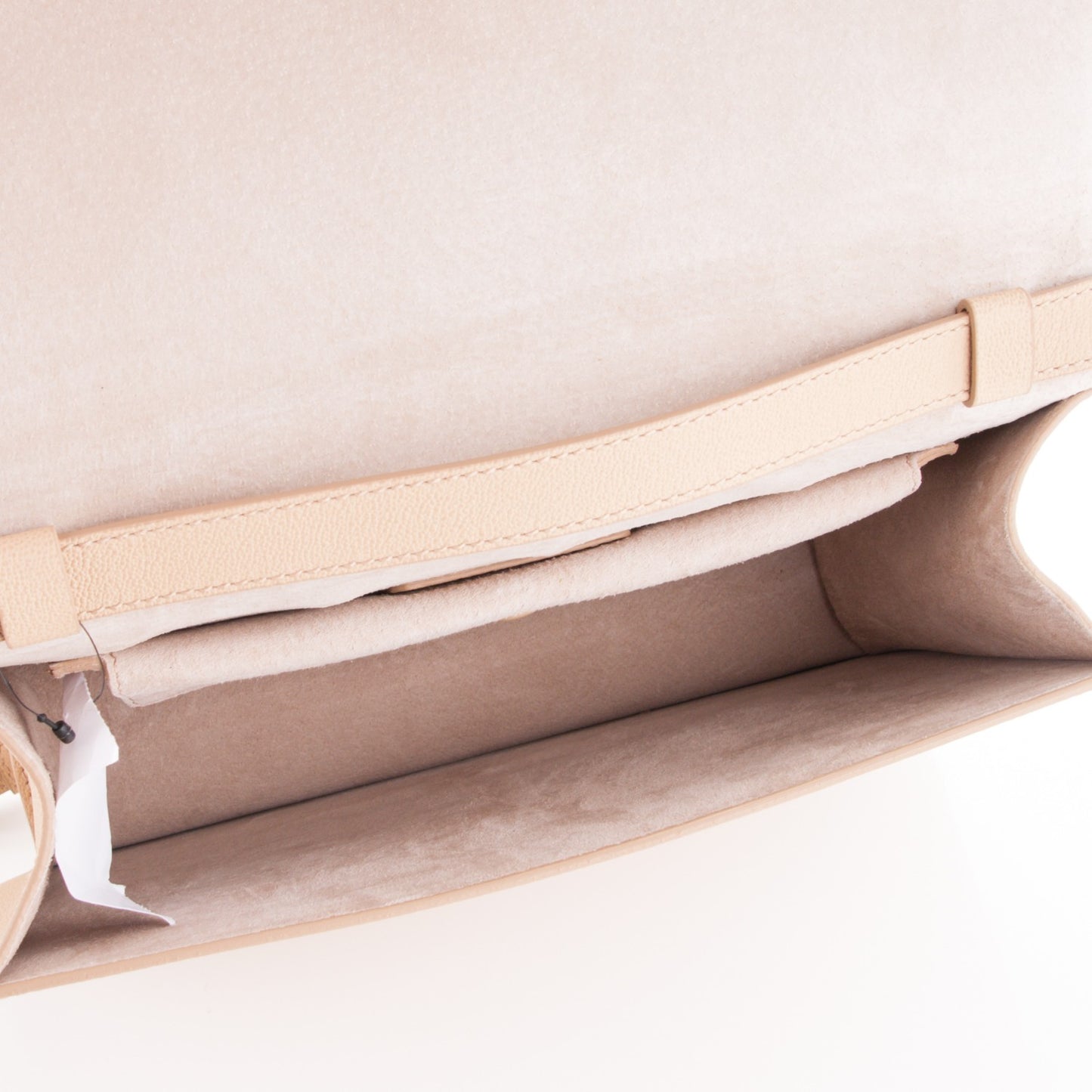 Grained Calfskin Large Insignia Satchel Blonde